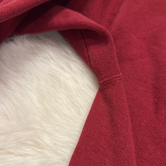 VINTAGE San Francisco 49ers Red Crewneck Sweatshirt size L pre-owned. - Picture 7 of 9